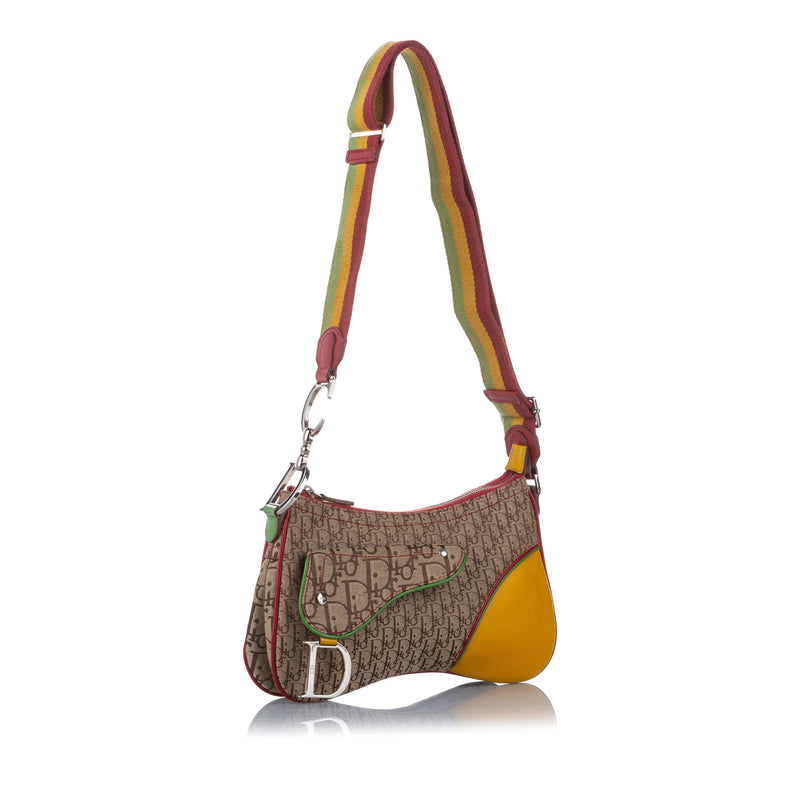 Dior Oblique Canvas Double Saddle Brown - Bag Religion
