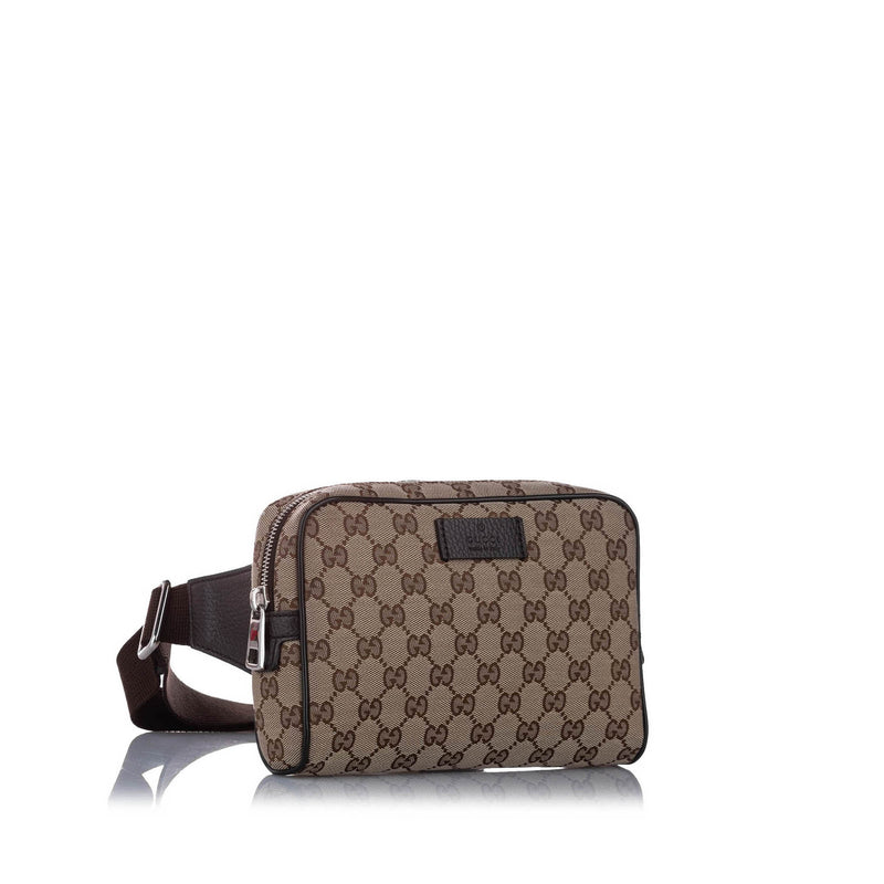 GG Canvas Belt Bag Brown - Bag Religion
