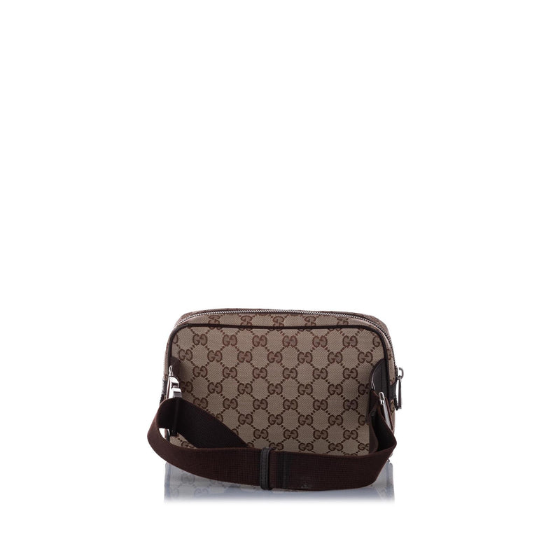 GG Canvas Belt Bag Brown - Bag Religion
