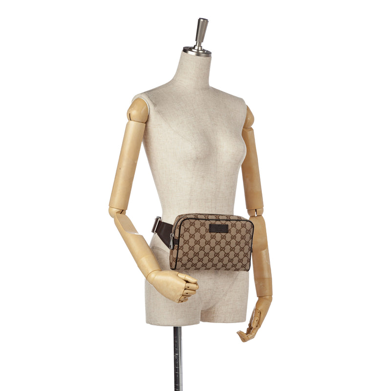 GG Canvas Belt Bag Brown - Bag Religion