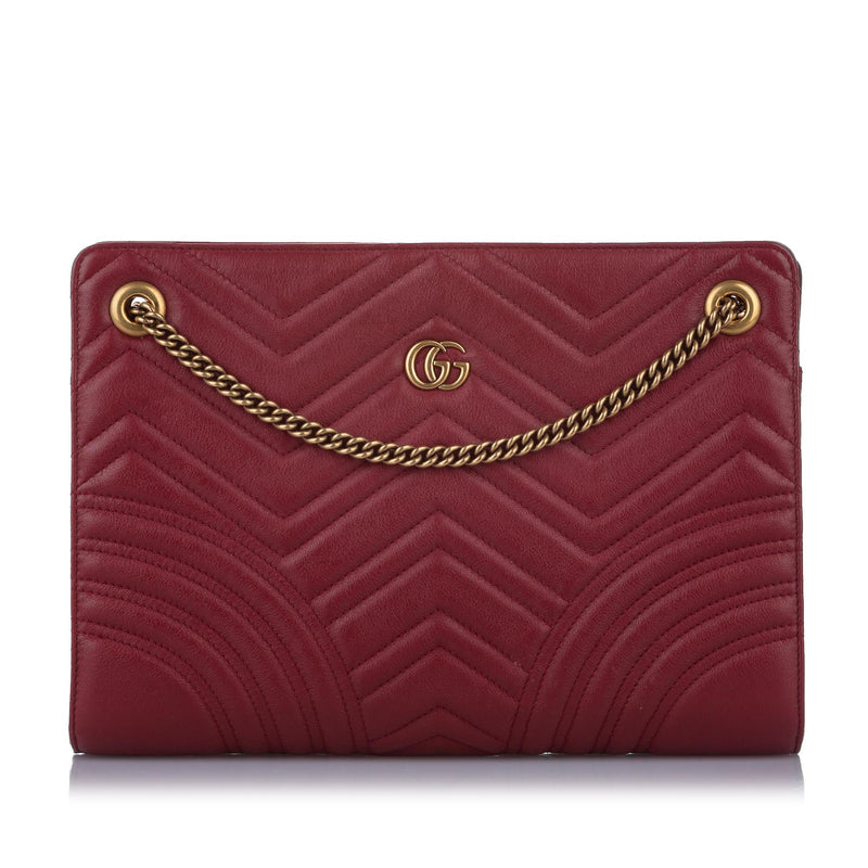 GG Marmont Leather Crossbody Bag Red - Bag Religion