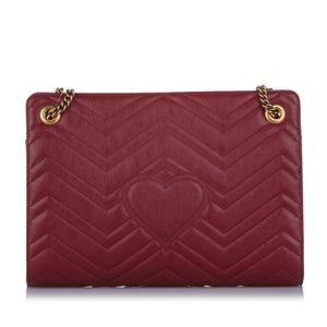 GG Marmont Leather Crossbody Bag Red - Bag Religion