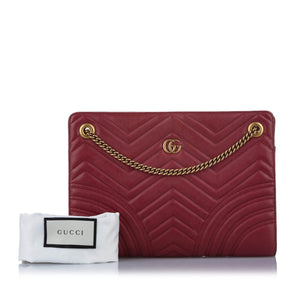 GG Marmont Leather Crossbody Bag Red - Bag Religion