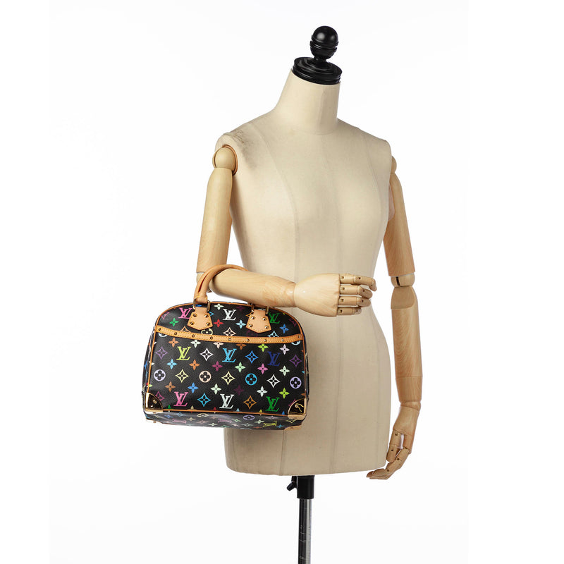 Louis Vuitton Black Monogram Multicolore Canvas Trouville Bag