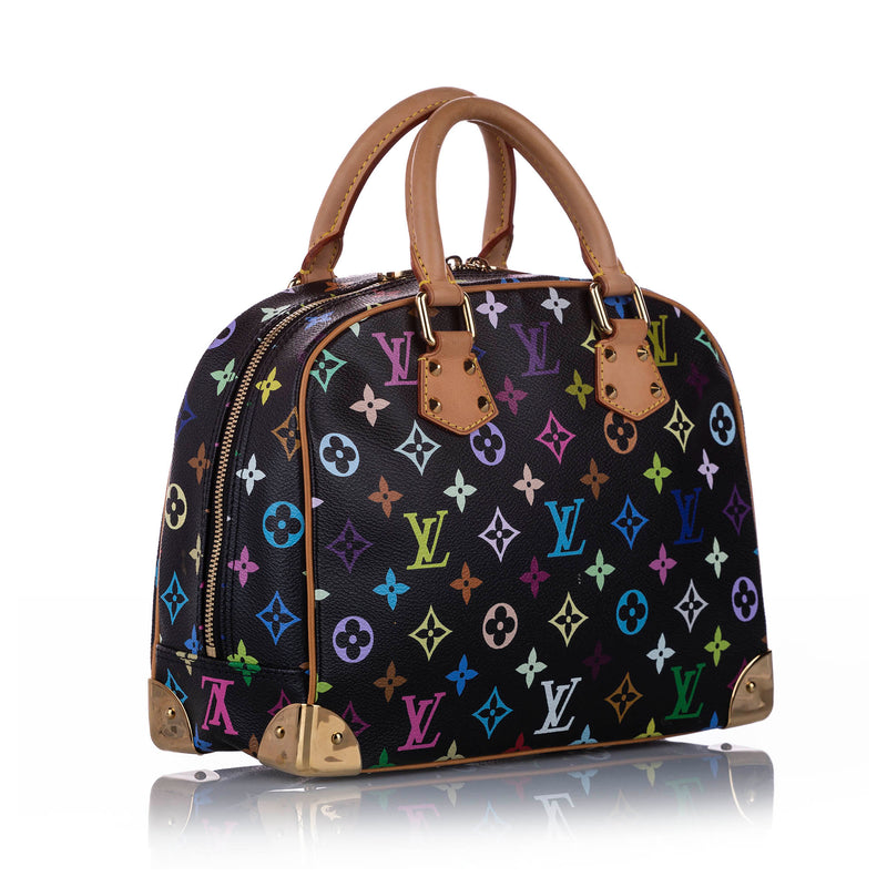 Louis Vuitton Multicolor Black Trouville Handbag