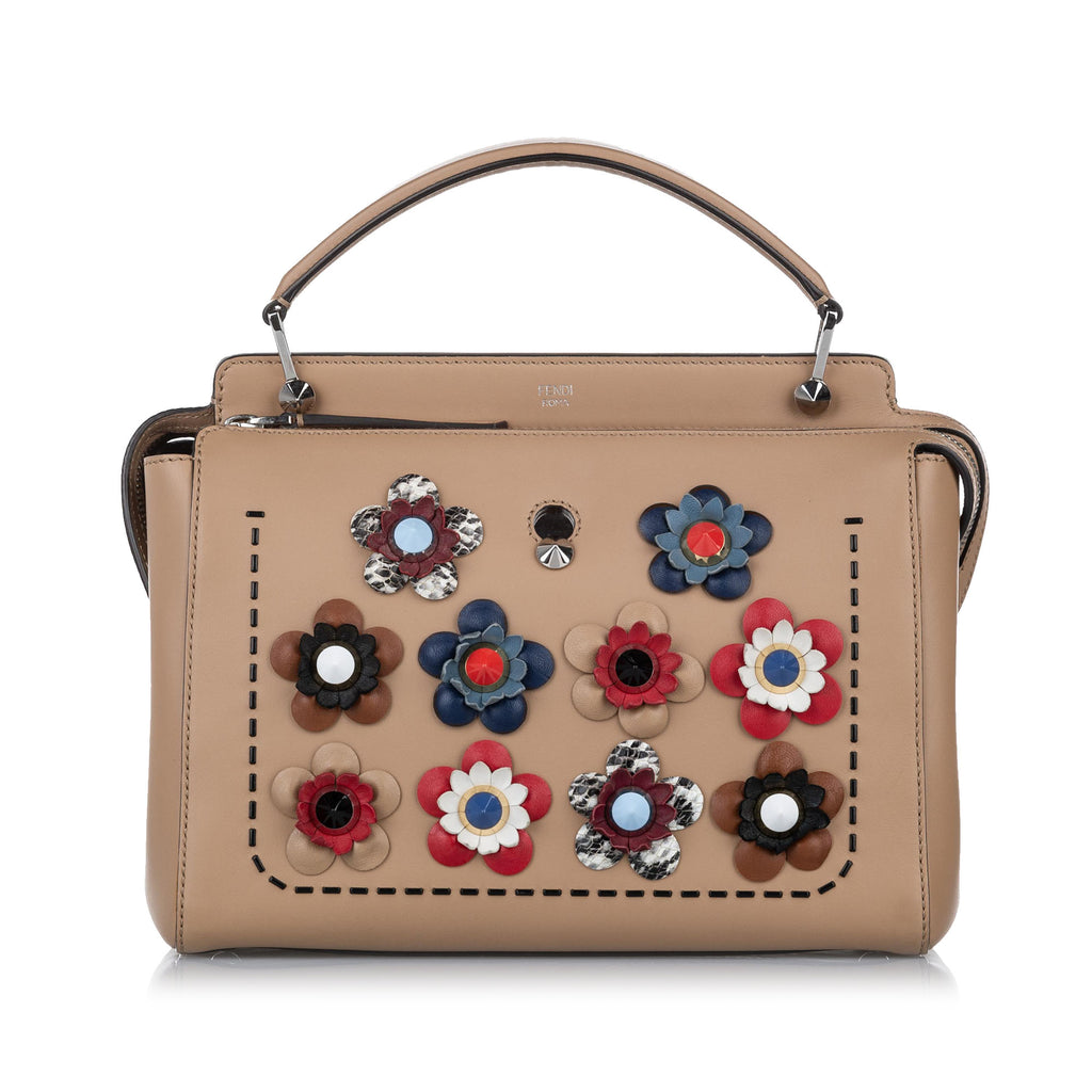 Flowerland DotCom Leather Satchel Brown - Bag Religion