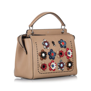 Flowerland DotCom Leather Satchel Brown - Bag Religion