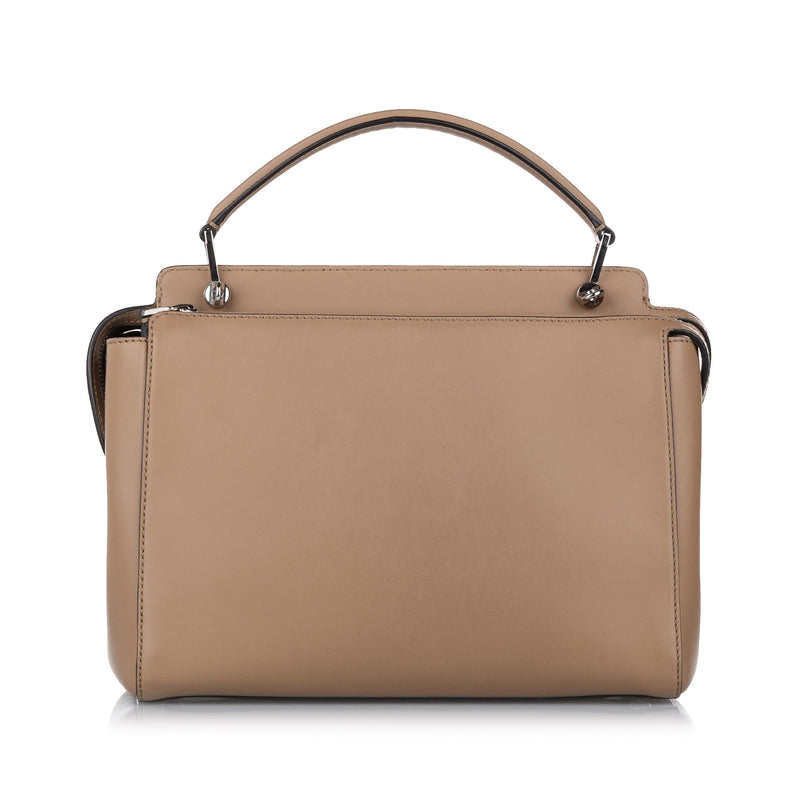 Flowerland DotCom Leather Satchel Brown - Bag Religion