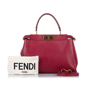 Peekaboo Leather Satchel Pink - Bag Religion