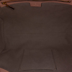 Small Bamboo Nymphaea Leather Satchel Pink - Bag Religion