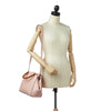 Small Bamboo Nymphaea Leather Satchel Pink - Bag Religion