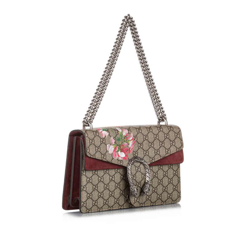 Small GG Supreme Blooms Dionysus Shoulder Bag Brown - Bag Religion