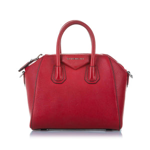 Antigona Satchel Bag | Red Leather Satchel | Bag Religion