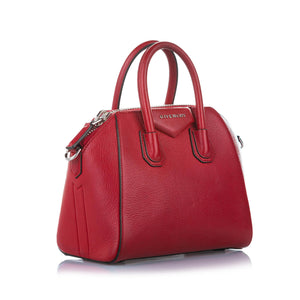 Antigona Satchel Bag | Red Leather Satchel | Bag Religion