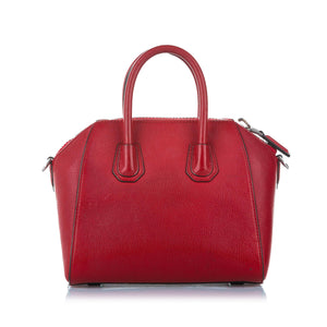 Antigona Satchel Bag | Red Leather Satchel | Bag Religion