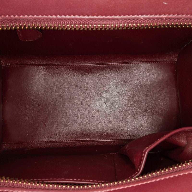 Luggage Leather Tote Bag Purple - Bag Religion