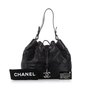 CC Matelasse Leather Bucket Black - Bag Religion