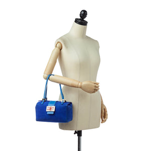 Suede Handbag Blue - Bag Religion