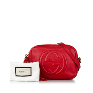 Soho Disco Leather Crossbody Bag Red - Bag Religion