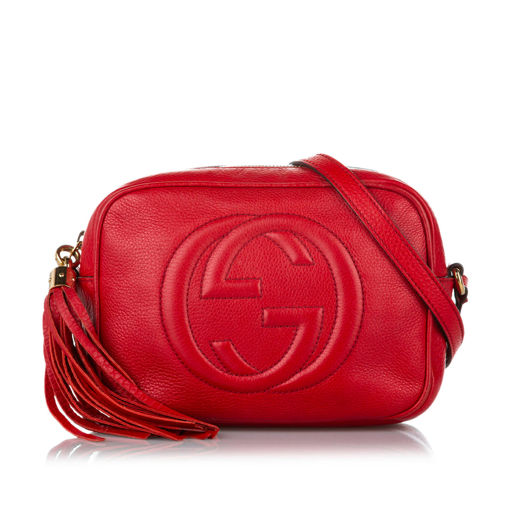 Soho Disco Leather Crossbody Bag Red - Bag Religion