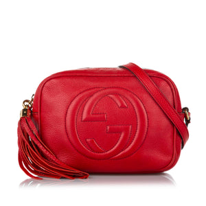 Soho Disco Leather Crossbody Bag Red - Bag Religion