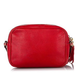 Soho Disco Leather Crossbody Bag Red - Bag Religion