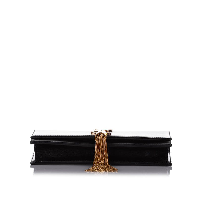 Kate Leather Wallet on Chain Black - Bag Religion