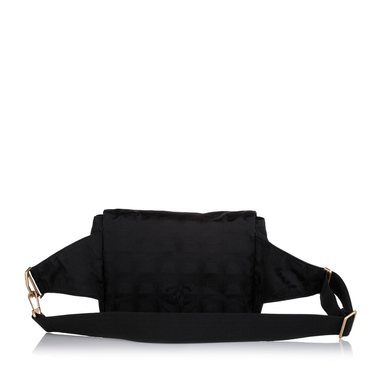 New Travel Line Canvas Belt Bag Black - Bag Religion