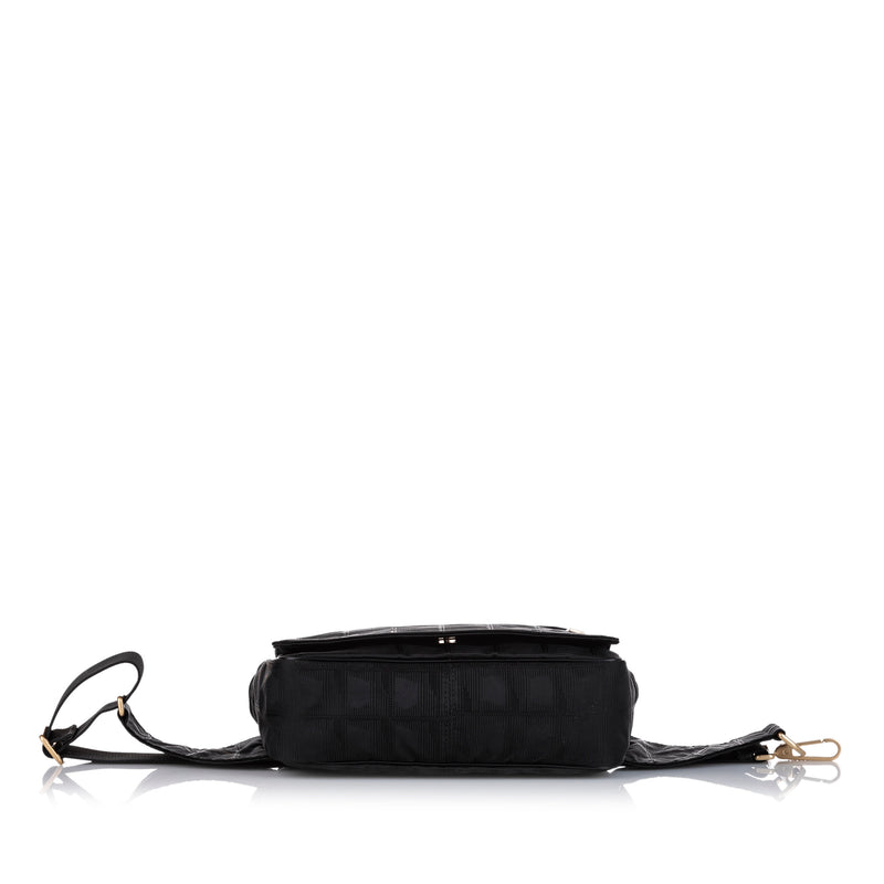 New Travel Line Canvas Belt Bag Black - Bag Religion