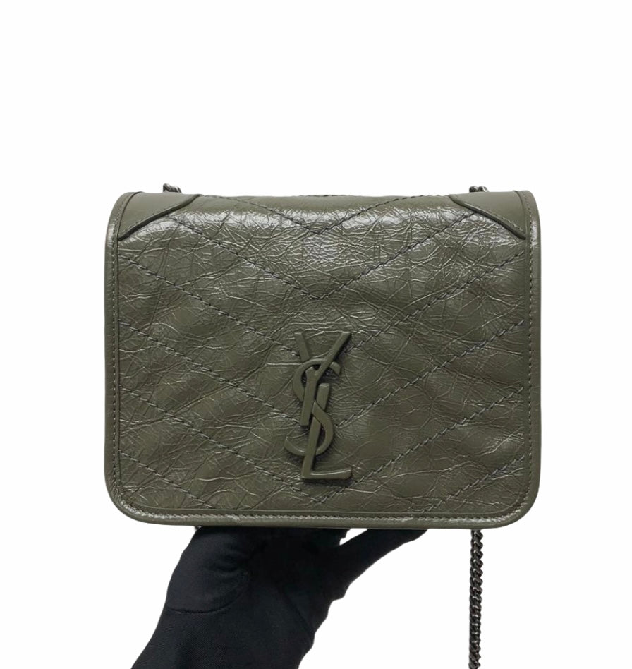 Military Olive Niki Crossbody Bag