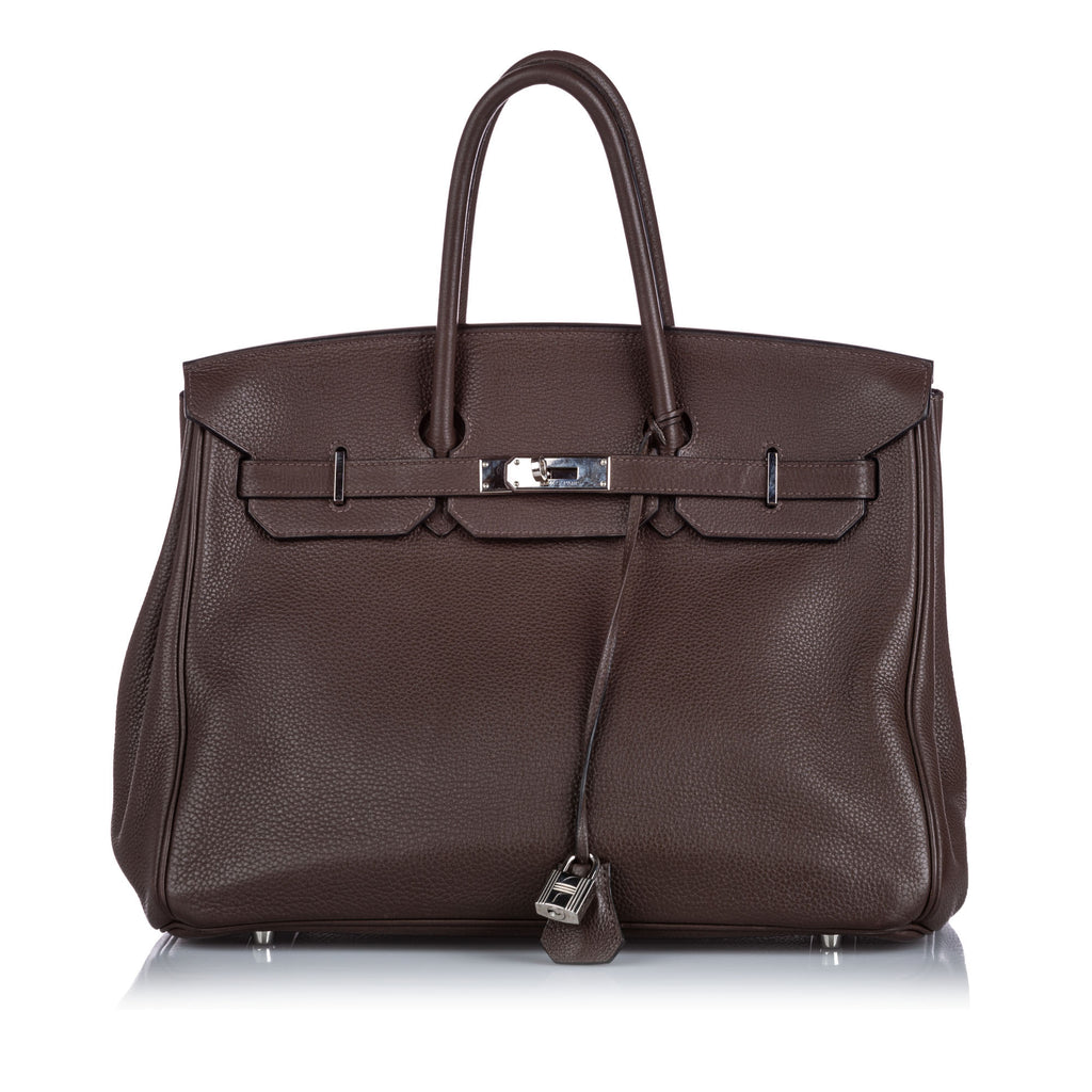Hermes Togo Birkin 35 with Silver Hardware