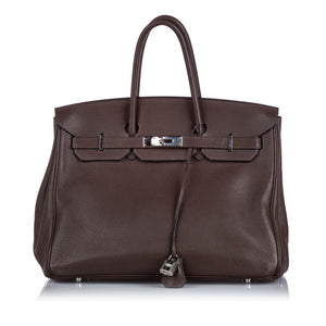 Hermes Togo Birkin 35 with Silver Hardware