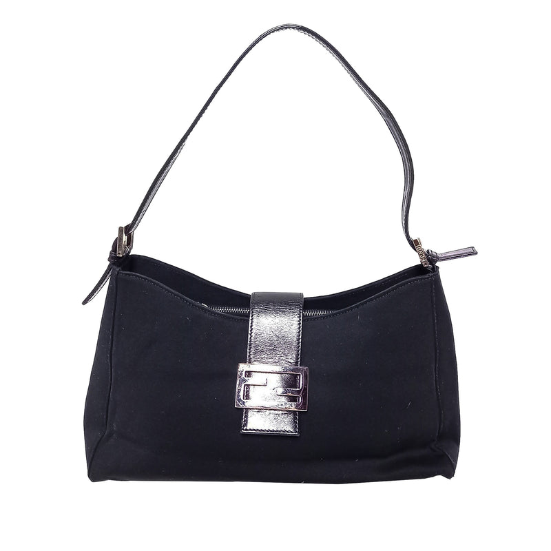 Cotton Shoulder Bag Black - Bag Religion