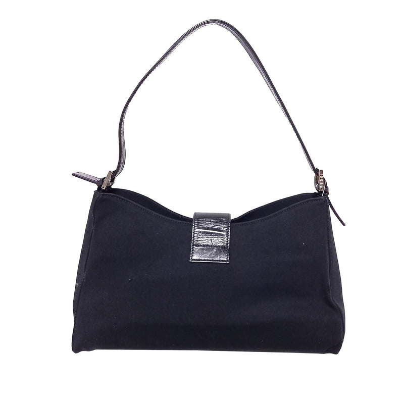 Cotton Shoulder Bag Black - Bag Religion