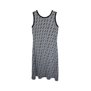 Zucca Pattern Sleeveless Dress