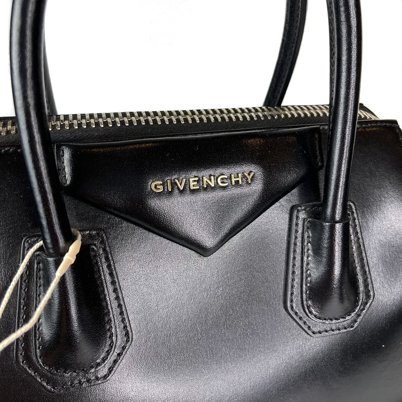 Givenchy Antigona Small Classic Smooth Black Calf Leather Tote Bag, new  with tag