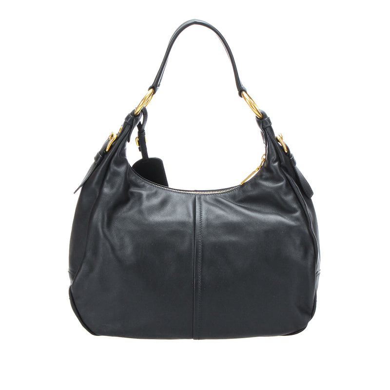 Leather Shoulder Bag Black - Bag Religion