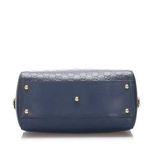 Guccissima Boston Bag Blue GHW