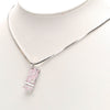 Oblique Trotter Pendant Necklace Pink