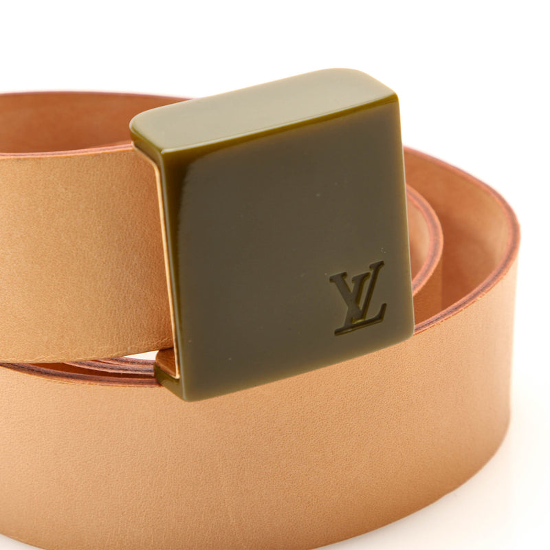 Vintage Louis Vuitton Leather Belt