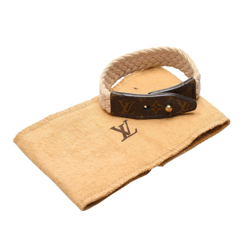 Monogram Bracelet Brown