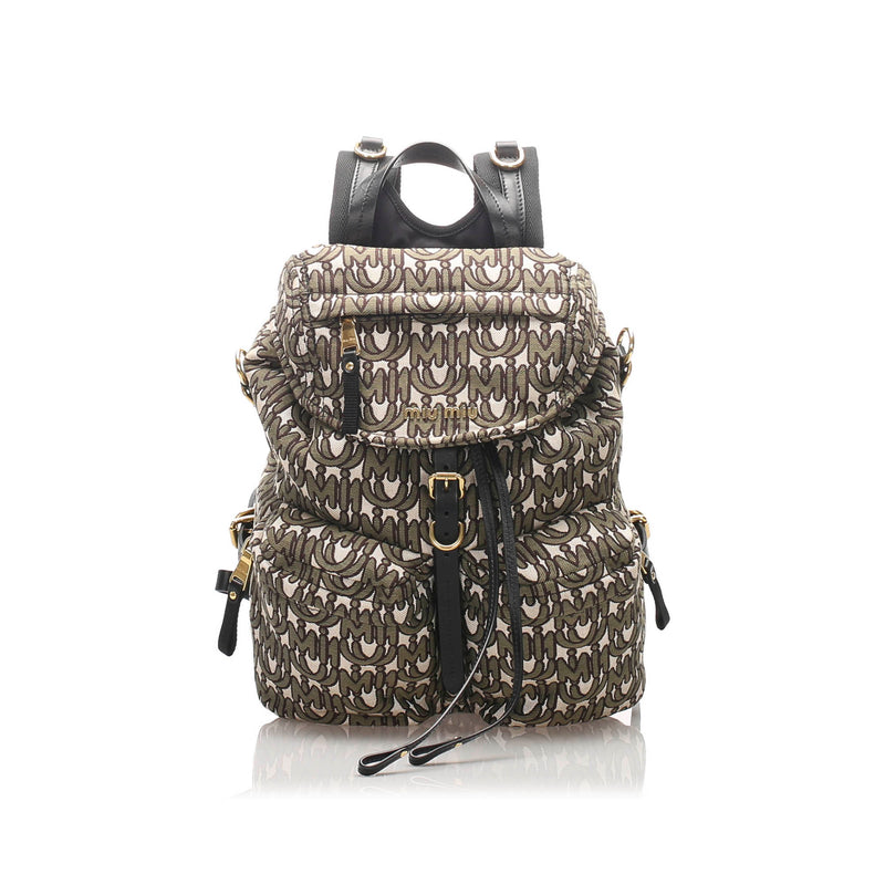Canvas Backpack Gray GHW