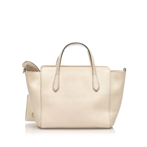 Swing Leather Satchel White