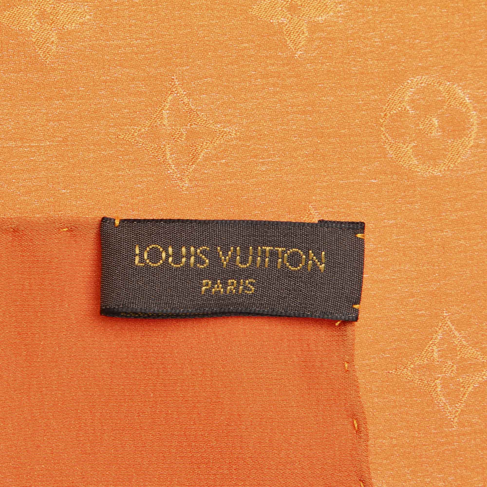 Louis Vuitton Carré Monaco スカーフ Orange Louis Vuitton 