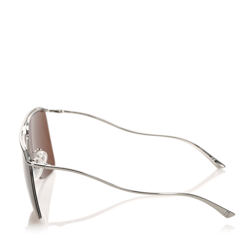 Balenciaga Square Tinted Sunglasses Brown