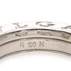 Diamond Paved 18 K B-Zero1 Ring Silver