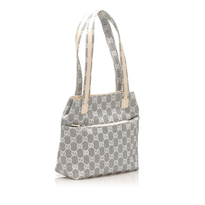 GG Canvas Tote Bag Gray SHW