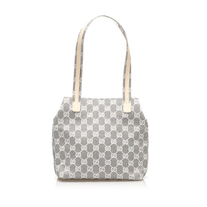 GG Canvas Tote Bag Gray SHW