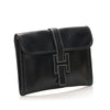 Black Jige GM Leather Clutch Bag
