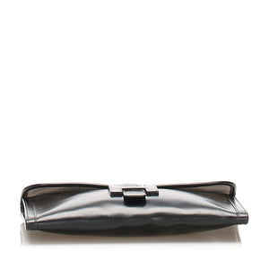 Black Jige GM Leather Clutch Bag